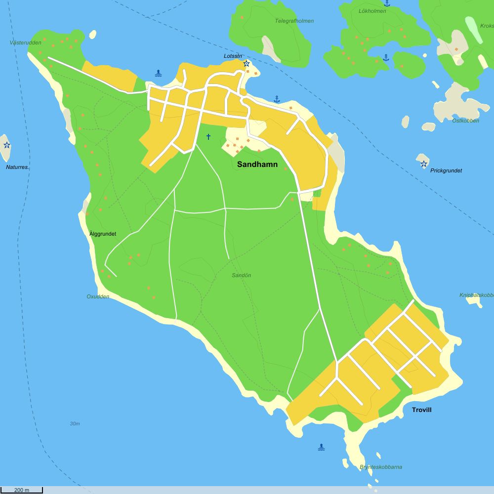 Karta Sandhamn | Karta 2020